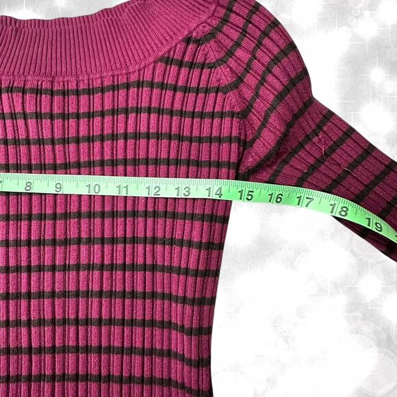 Rue 21 Y2K Alt Style Hot Pink Long Sleeve Top - Picture 4 of 7